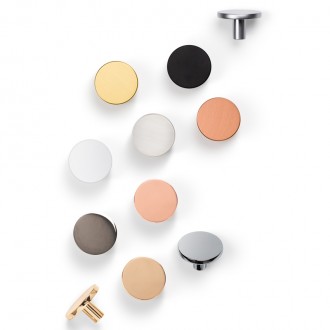 Ручка-кнопка Viefe 26 мм (0168.026.Z.26) матовая медь