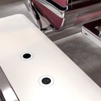 Встраиваемый модуль ASA VersaDot Power 1x220V белый, черный, нержавеющая сталь (060.30F.00008)