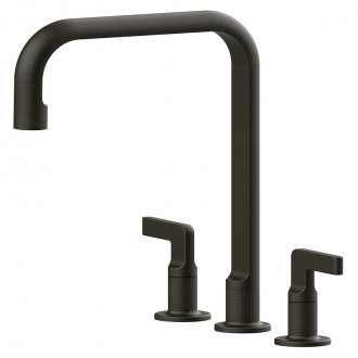 Смеситель кухонный на три отверстия Gessi Inciso состаренная бронза (58701#187)