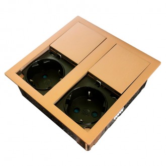 Розеточный блок ASA VersaHit Dual 2x220 IP54 медь  (060.15F.00046)