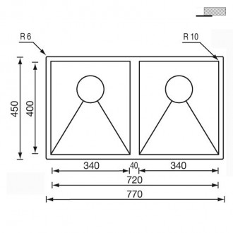 Кухонная мойка CM Filoraggiato Vintage 77Х45 2V 72009 Кухонная мойка CM Filoraggiato Vintage 77Х45 2V 72009