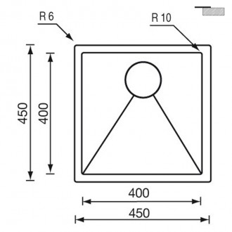 Кухонная мойка CM Filoraggiato Vintage 45Х45 72022 Кухонная мойка CM Filoraggiato Vintage 45Х45 72022