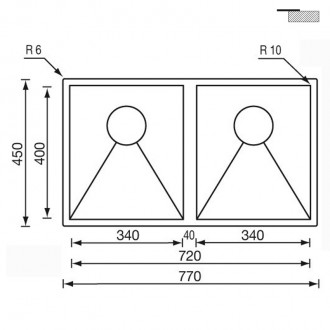 Кухонная мойка CM Filoraggiato Vintage 77Х45 2V 72059 Кухонная мойка CM Filoraggiato Vintage 77Х45 2V 72059
