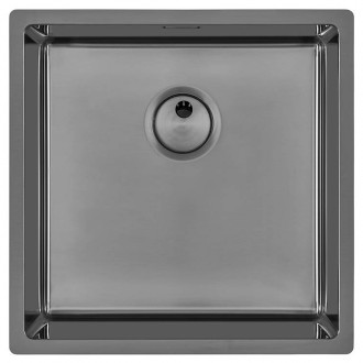 Кухонная мойка Foster Skin Gun Metal 44х44 4456 046
