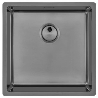 Кухонная мойка Foster Skin Gun Metal 44х44 4456 846