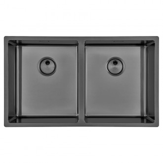 Кухонная мойка Foster Skin Gun Metal 75х44 4455 846