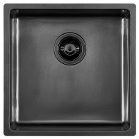 Кухонная мойка Foster KE flush-mount Bowls Gun Metal 44х44 2156 086