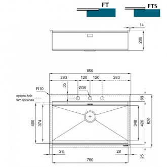 Кухонная мойка Foster Milanello Workstation 1034 059 Кухонная мойка Foster Milanello Workstation 1034 059