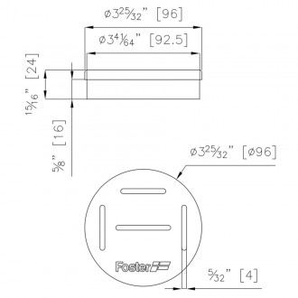 Держатель для ножей Foster 8100 030 Держатель для ножей Foster 8100 030