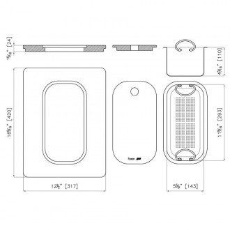Разделочная доска с коландером Foster 8644 044 Разделочная доска с коландером Foster 8644 044