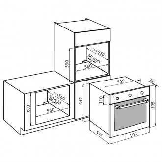 Електрична духова шафа Foster KS 7122 055