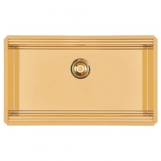 Кухонная мойка Foster Milanello PVD Gold Workstation 79х46 1034 859 Кухонная мойка Foster Milanello PVD Gold Workstation 79х46 1034 859