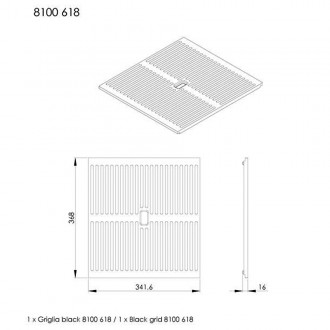Решетка для сушки посуды Foster 8100 618 Решетка для сушки посуды Foster 8100 618