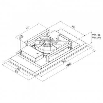 Кухонная вытяжка Foster Peraria 2522 101 Кухонная вытяжка Foster Peraria 2522 101