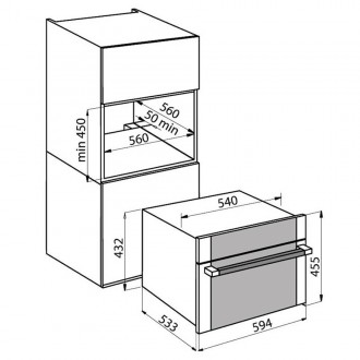 Микроволновая печь встраиваемая Foster S4001 7136 027