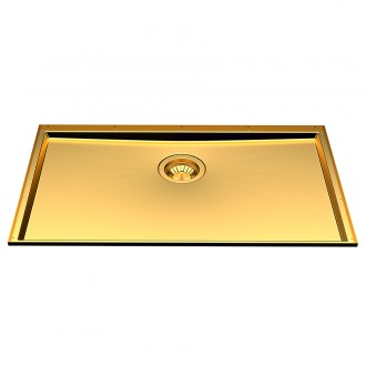 Кухонная мойка Foster Phantom Base Gold 74x43 5557 349