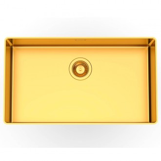 Кухонная мойка Foster Phantom Edge Gold 72x41 4371 009 Кухонная мойка Foster Phantom Edge Gold 72x41 4371 009