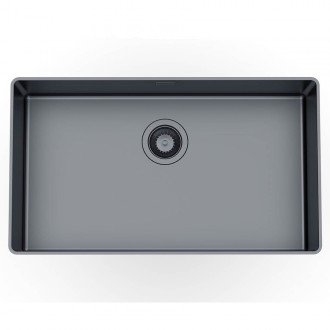 Кухонная мойка Foster Phantom Edge Gun Metal 72x41 4371 056 Кухонная мойка Foster Phantom Edge Gun Metal 72x41 4371 056