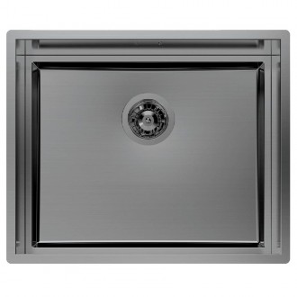 Кухонная мойка Foster Quadra Evo Gun Metal 57x47 1255 056 Кухонная мойка Foster Quadra Evo Gun Metal 57x47 1255 056