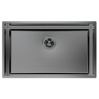 Кухонная мойка Foster Quadra Evo Gun Metal 78x47 1257 856