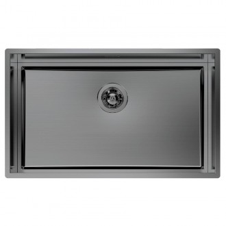 Кухонная мойка Foster Quadra Evo Gun Metal 78x47 1257 856 Кухонная мойка Foster Quadra Evo Gun Metal 78x47 1257 856