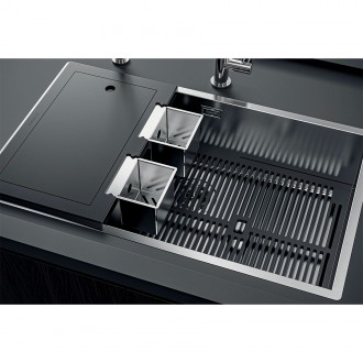 Кухонная мойка Foster Quadra Evo Gun Metal 78x47 1257 056