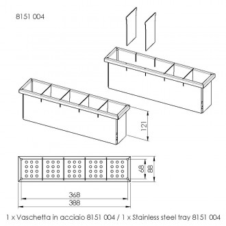 Контейнер из нержавеющей стали Foster 8151 004 Контейнер из нержавеющей стали Foster 8151 004