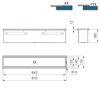 Кухонная мойка Foster Equipped troughs 3025 800 Кухонная мойка Foster Equipped troughs 3025 800