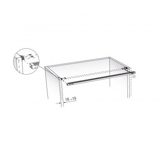 Навесной кухонный светильник GEO xT-B 1200 (175XTB01200N1B12) 12,60W белый свет, цвет - алюминий