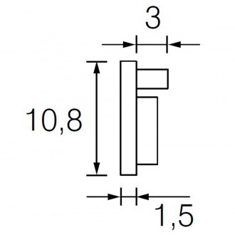 Заглушка SKY (682T0001), цвет - белый