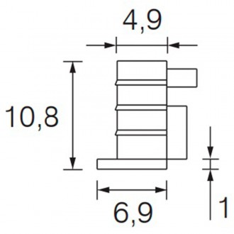 Заглушка SKY-B (682T0003), цвет - белый