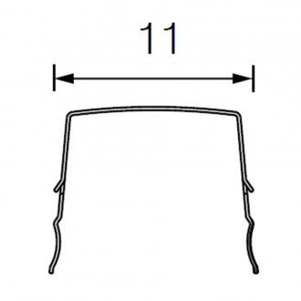 Крепежный зажим для рассеивателя SKY 682M0001