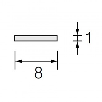 Профиль SKY (682D3000), длина 3000 мм, цвет - алюминий Профиль SKY (682D3000), длина 3000 мм, цвет - алюминий