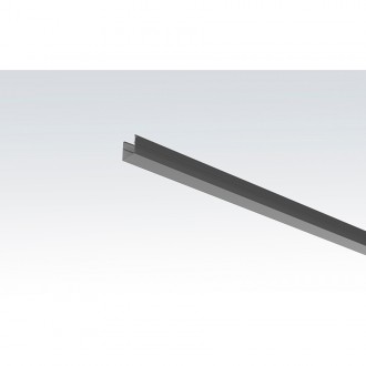 Рассеиватель SKY (682S3000F) врезной / накладной 3000 мм, цвет - черный Рассеиватель SKY (682S3000F) врезной / накладной 3000 мм, цвет - черный