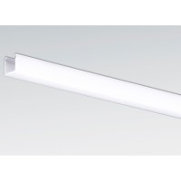 Рассеиватель SKY (682S3000) врезной / накладной 3000 мм, цвет - белый