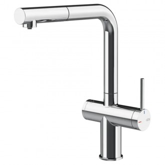 Смеситель кухонный с подключением к фильтру Gessi Inedito хром (60572#031)