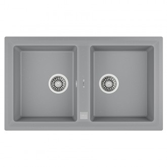 Кухонна мийка Teka Stone 90 B-TG 2B (115260007) сірий металік