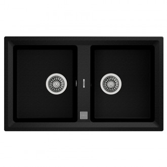 Кухонна мийка Teka Stone 90 B-TG 2B (115260010) чорний металік
