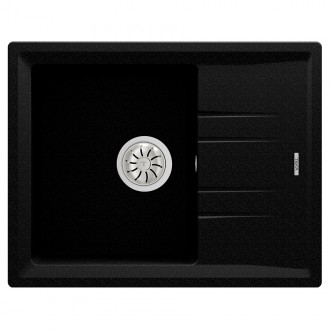Кухонна мийка Teka Stone 45 B-TG 1B 1D (115330045) чорний металік