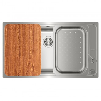 Кухонная мойка Teka Bahia 1B Plus (12127001) полированная Кухонная мойка Teka Bahia 1B Plus (12127001) полированная