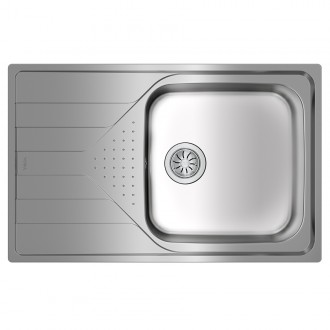 Кухонна мийка Teka Universe 50 1B 1D MAX (115110030) мікротекстура Кухонна мийка Teka Universe 50 1B 1D MAX (115110030) мікротекстура
