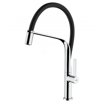 Змішувач кухонний Teka FO 99 (62997020FN) хром чорний