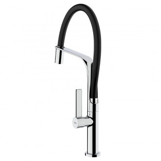 Змішувач кухонний Teka FO 99 (62997020FN) хром чорний Змішувач кухонний Teka FO 99 (62997020FN) хром чорний