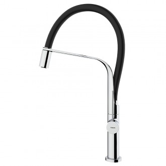 Змішувач кухонний Teka FO 99 (62997020FN) хром чорний Змішувач кухонний Teka FO 99 (62997020FN) хром чорний