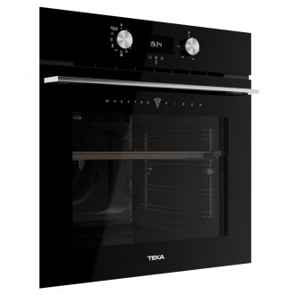 Електрична духова шафа з функцією піца Teka MaestroPizza HLB 8510 P (111000046) чорне скло
