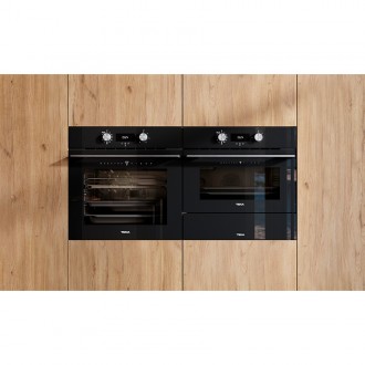 Електрична духова шафа з функцією піца Teka MaestroPizza HLB 8510 P (111000046) чорне скло