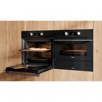 Електрична духова шафа з функцією піца Teka MaestroPizza HLB 8510 P (111000046) чорне скло