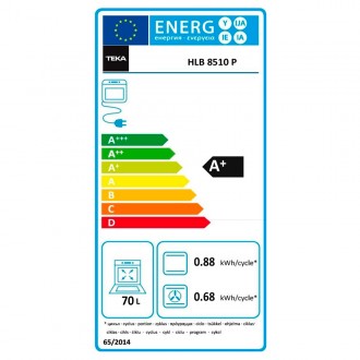 Електрична духова шафа з функцією піца Teka MaestroPizza HLB 8510 P (111000046) чорне скло