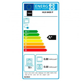 Електрична духова шафа Teka UrbanColor HLB 8400 P BK (111000008) чорне скло Електрична духова шафа Teka UrbanColor HLB 8400 P BK (111000008) чорне скло