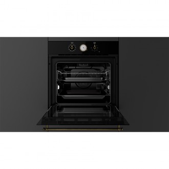 Електрична духова шафа Teka Retro Style HRB 6300 AT (111010010) чорний / латунь Електрична духова шафа Teka Retro Style HRB 6300 AT (111010010) чорний / латунь